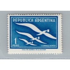 ARGENTINA 1957 GJ 1089a ESTAMPILLA CON VARIEDAD CATALOGADA NUEVA MINT U$ 15